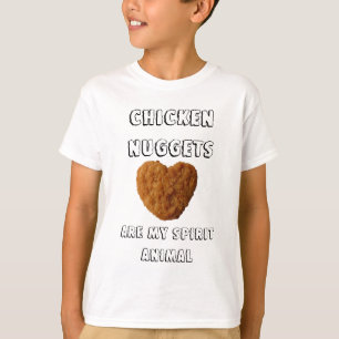 チキン・ナゲットは私の精神動物です Tシャツ