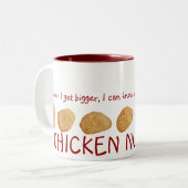 "チキン・ナゲット" ツートーンマグカップ (正面左)