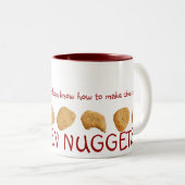 "チキン・ナゲット" ツートーンマグカップ (正面右)