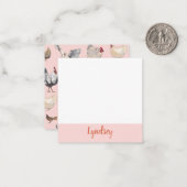 『チキン·ハッピー·ノート』 ノートカード (正面/裏面インサイチュ)