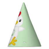 チキン・バースデー・パーティー・グリーン パーティーハット (右)