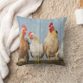 チキン&フレンズ クッション (ブランケット)