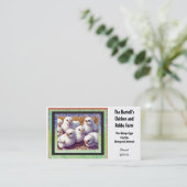 チキン&ホビーファームの名刺 名刺 (スタンド正面)