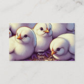 チキン&ホビーファームの名刺 名刺 (裏面)