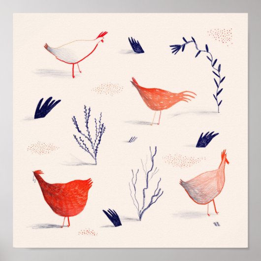 チキン ポスター (正面)