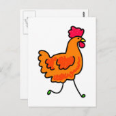 チキン ポストカード (正面/裏面)