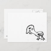 チキン ポストカード (正面/裏面)