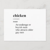 チキン ポストカード (正面)