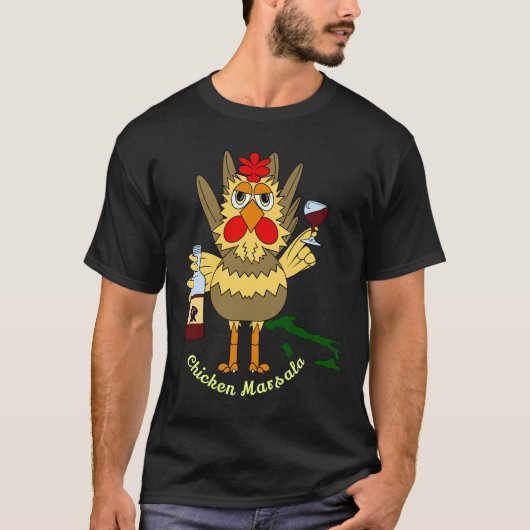 チキン+マルサラ Tシャツ (正面)