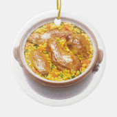 チキン&ライス セラミックオーナメント (正面)