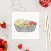 チキン&ライプラッタプレートNYCハラールカート食品 スタンダードカクテルナプキン (インサイチュ)