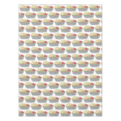 チキン&ライプラッタプレートNYCハラールカート食品 テーブルクロス (正面)