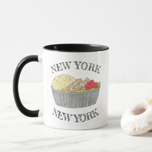 チキン&ライプラッタプレートNYCハラールカート食品 マグカップ