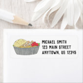 チキン&ライプラッタプレートNYCハラールカート食品 ラベル (インサイチュ)