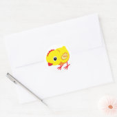 チキン ラウンドシール (封筒)