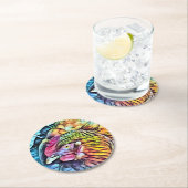 チキン ラウンドペーパーコースター (インサイチュ)