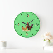 チキン ラージ壁時計 (ホーム)