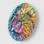 チキン ラージ壁時計 (傾斜)