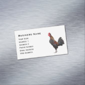 チキン（白） マグネット名刺 (インサイチュ)