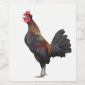 チキン（白） ワインラベル (シングルラベル)