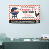 チキンBBQ資金集めPTO PTA教会バナー 横断幕 (トレードショー)