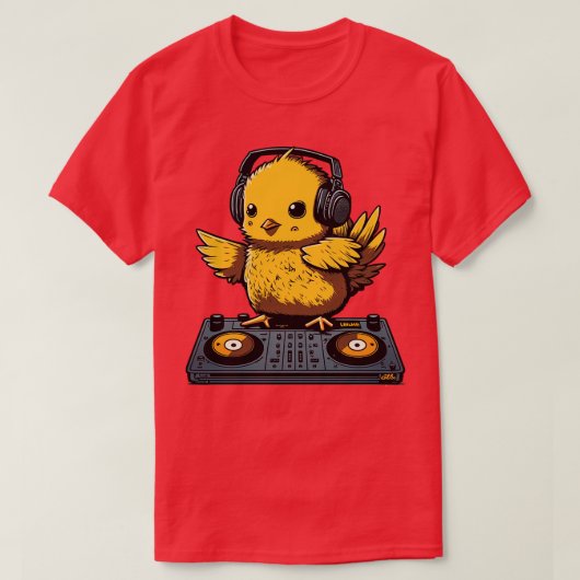 チキンDj 3 Tシャツ (デザイン正面)
