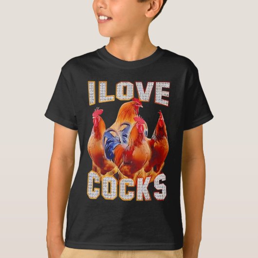 チキンI Love S Tシャツ (正面)