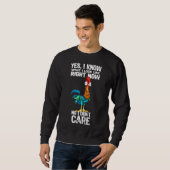 チキンYes私は私が正しく見えることを知っている スウェットシャツ (正面フル)