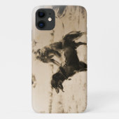 チキートという犬の背の上の猿 Case-Mate iPhoneケース (裏面)