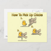 チクの方向を拾うおもしろい方法 ポストカード (正面/裏面)