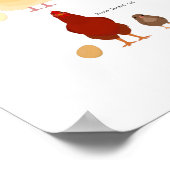 チクアンドエッグのカラーチャート ポスター (角)