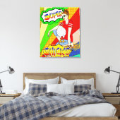 チクカッコいいク |チキンウォールアート キャンバスプリント (インサイチュ (寝室))