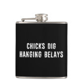 チクスディグぶら下がったズベレイズロック登山 フラスク (正面)