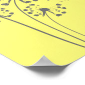 チクタクするトランスマン「親切心を広める」 Dandelion付き ポスター (角)