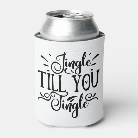 チクチクするまでチクチク |クリスマスおもしろいがユーモアを飲む 缶クーラー (缶正面)