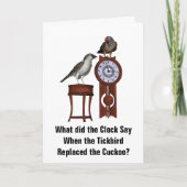 チクバードユーモア カード (正面)