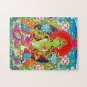 チクールベット·タンカ·グリーン·タラ·タ鮮やかトゥ ジグソーパズル (横)