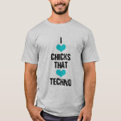チクloveテクノ tシャツ (正面)