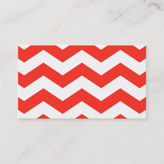 チグ赤と白ザグ 名刺 (正面)