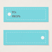 チケストギフトラベル (正面&裏面)