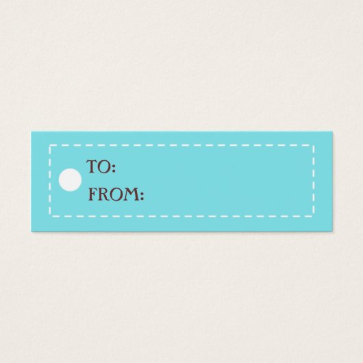 チケストギフトラベル (正面)