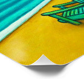 チケットからパラダイスプリントバイリサロレンツ ポスター (コーナー)