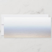 チケットからパラダイス結婚の目的地招待状 招待状 (裏面)