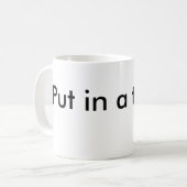 チケットだ！ コーヒーマグカップ (正面左)