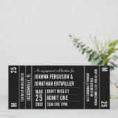 チケットの半券パーティ招待状 招待状 (スタンド正面)