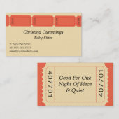 チケットの名刺 名刺 (正面/裏面)