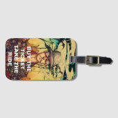 チケットの荷物のラベルを買って下さい ラゲッジタグ (正面横)