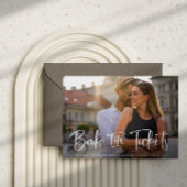 チケットを予約する宛先ウェディング日付を保存 案内ポストカード