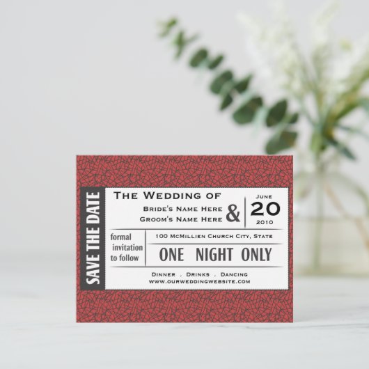 チケットを保存して! 招待状 (スタンド正面)