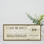 チケットを結婚する日付のヴィンテージを救って下さい セーブザデート (スタンド正面)